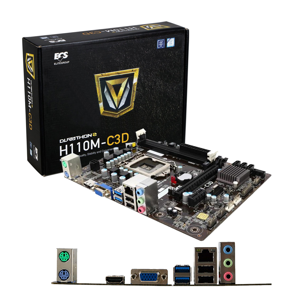 Computadoras Guatemala Soluciones 360 MOTHER BOARD ECS H110M C3D 1151