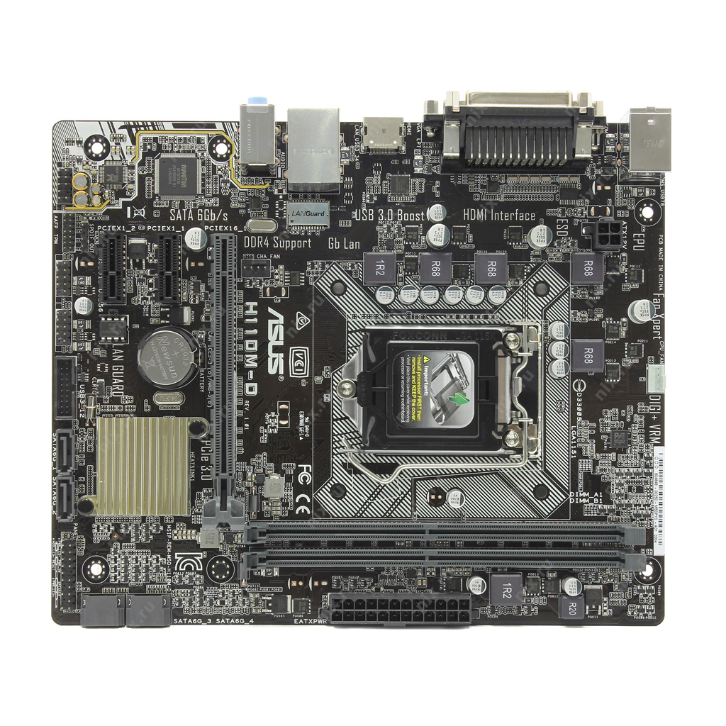 Asus h110m d разгон