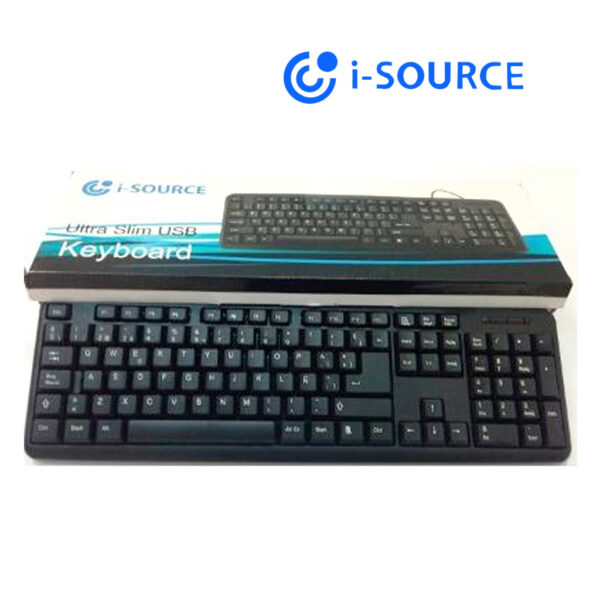 TECLADO ULTRA SLIM USB I-SOURCE