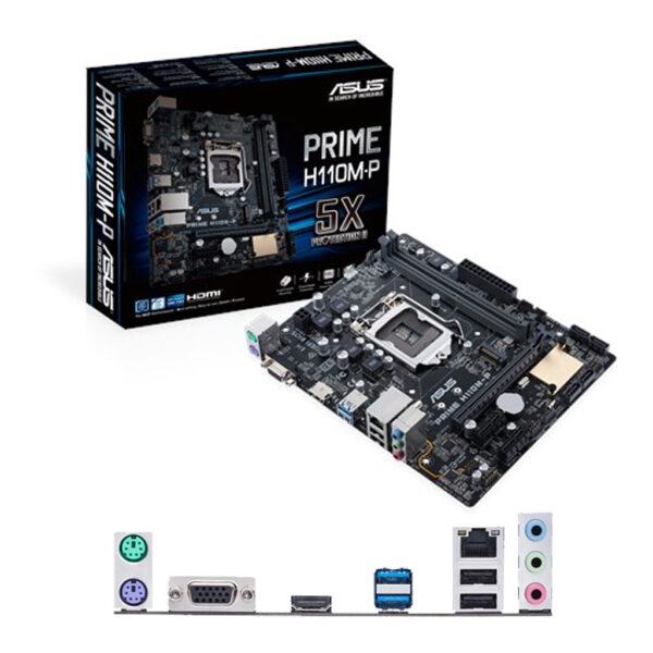 MOTHERBOARD ASUS H110M-P 1151 DDR4