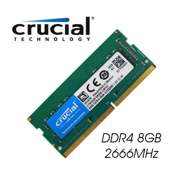 MEMORIA 16GB DDR4 2666 CRUCIAL NBK