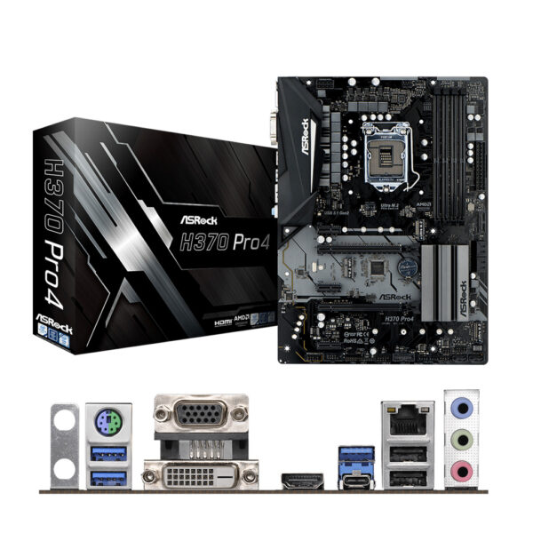 MOTHERBOARD ASROCK H370PRO4 LGA1151 DDR4