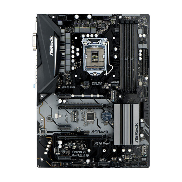 MOTHERBOARD ASROCK H370PRO4 LGA1151 DDR4 - Imagen 2