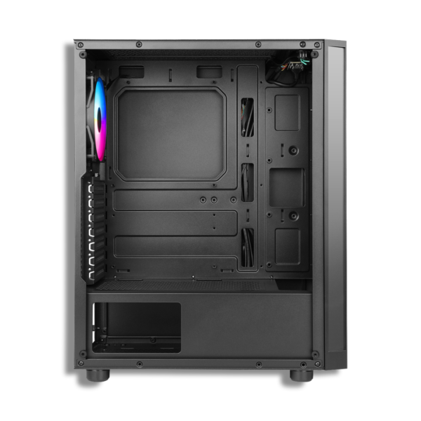 CASE GAMER AZZA MID ATX 280B SPECTRA BALCK - Imagen 3