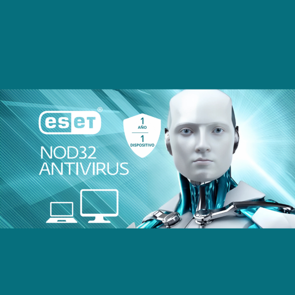 ANTIVIRUS ESET NOD32 1PC. 1 AÑO